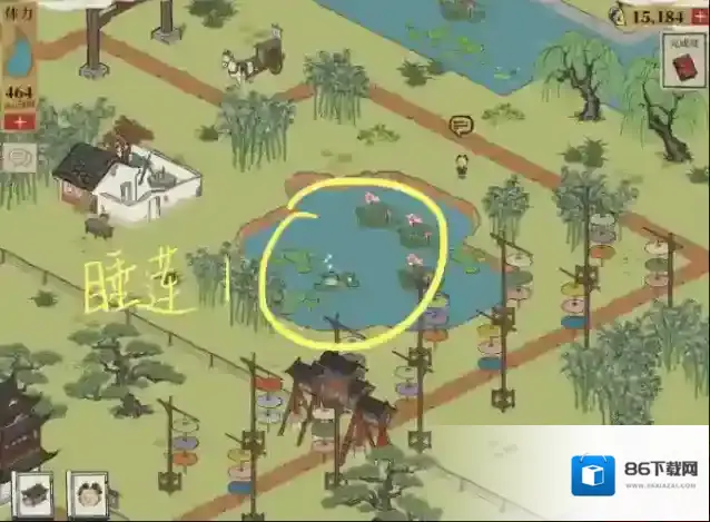 江南百景图钱塘门睡莲位置汇总 江南百景图睡莲在哪