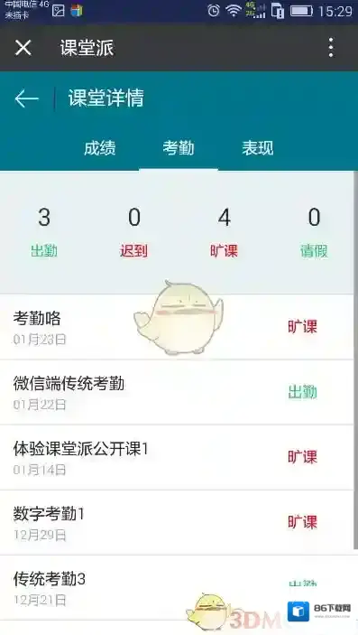 课堂派成绩