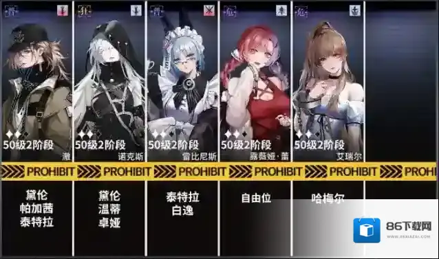 无期迷途阵容