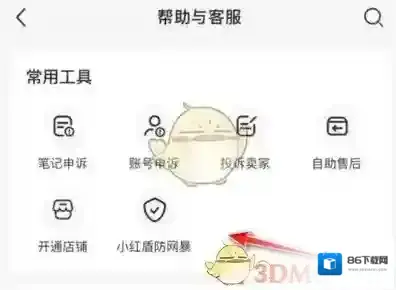 小红书页面
